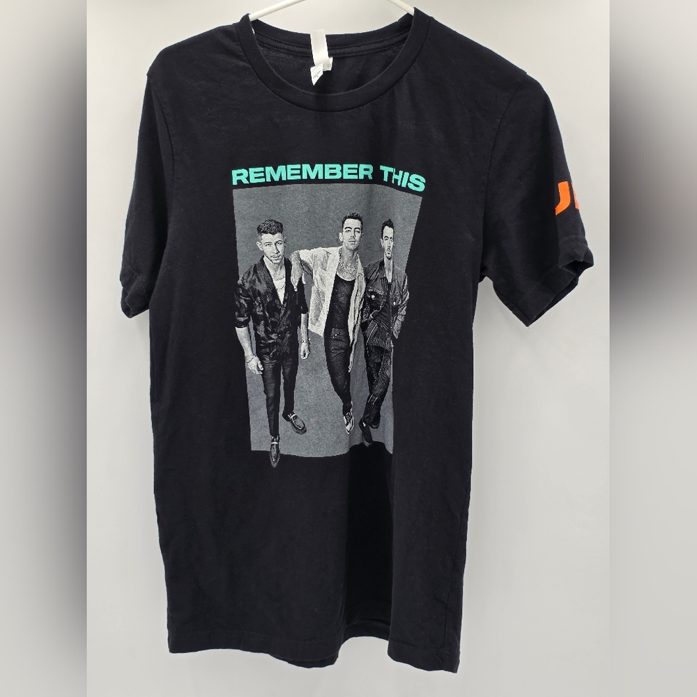 Jonas Brothers Remember This Tour 2021 Graphic Band Tee Bella Canvas Black M - Picture 2 of 12